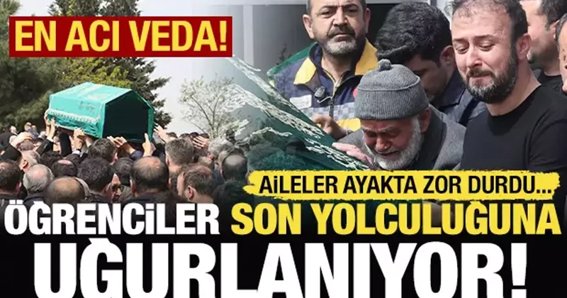En acı veda: Okul saldırısında hayatını kaybeden öğrenciler uğurlanıyor!