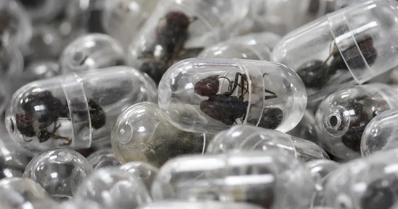 Valizinden 2 bin 200 canlı karınca çıktı