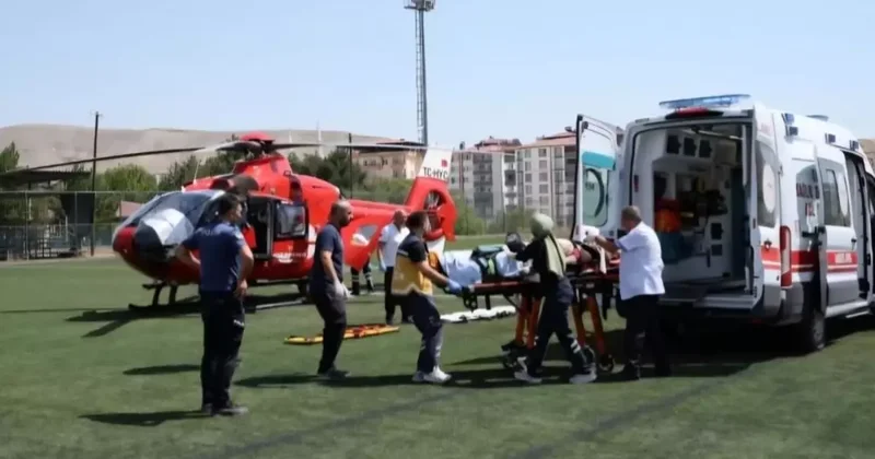 Malatya’da hava ambulansı 19 yaşındaki hasta için havalandı