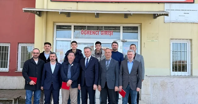 Ticaret İl Müdürü Turpçu dan Bafra İsmail Ahıskalı Mesleki Eğitim Merkezine ziyaret Samsun Haberleri