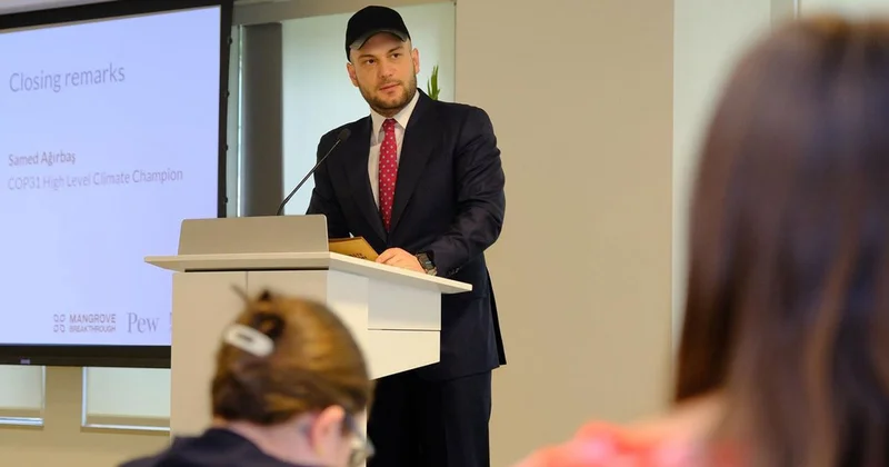 COP31 şampiyonu Ağırbaş, Emine Erdoğan’ın liderliğindeki dönüşümü uluslararası finans çevrelerine anlattı