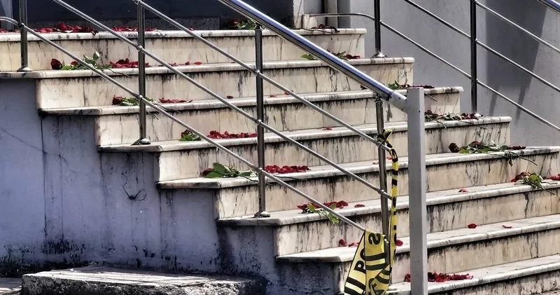 Kahramanmaraş taki katliamın ardından okuldan yürekleri dağlayan kare