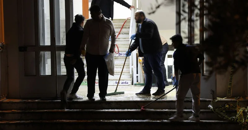 Saldırının yaşandığı okulda izler siliniyor