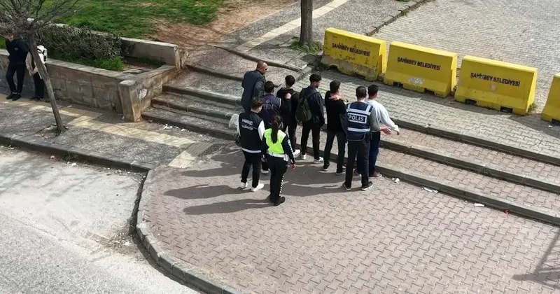 Gaziantep te okul çevrelerinde dron destekli sıkı denetim