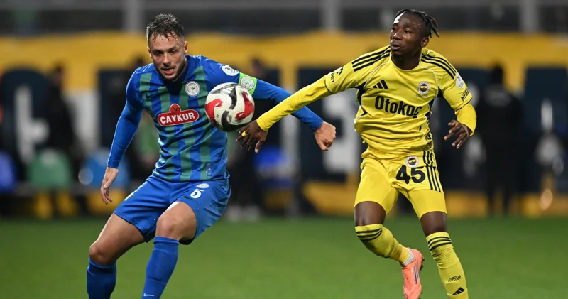 Fenerbahçe ile Çaykur Rizespor 48. randevuda!