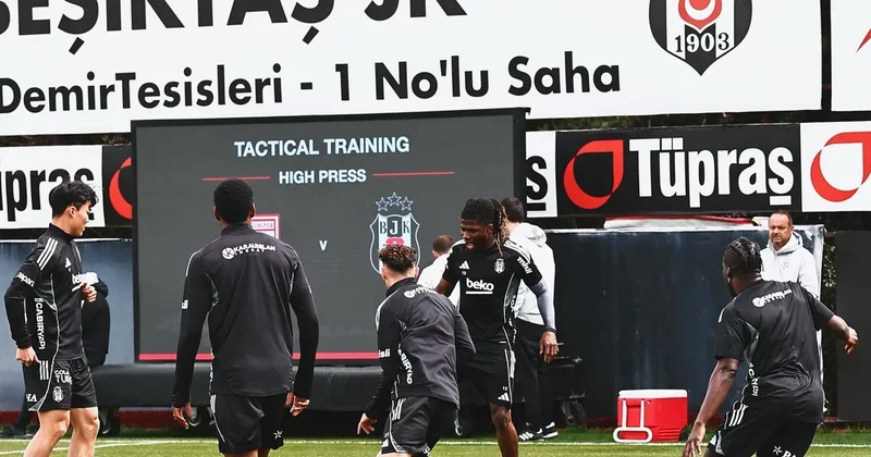Beşiktaş kondisyon ve taktik çalıştı!