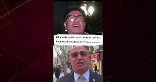 CHP li Mahmut Tanal ın okullardaki polis varlığına ilişkin söylemleri tepki çekti