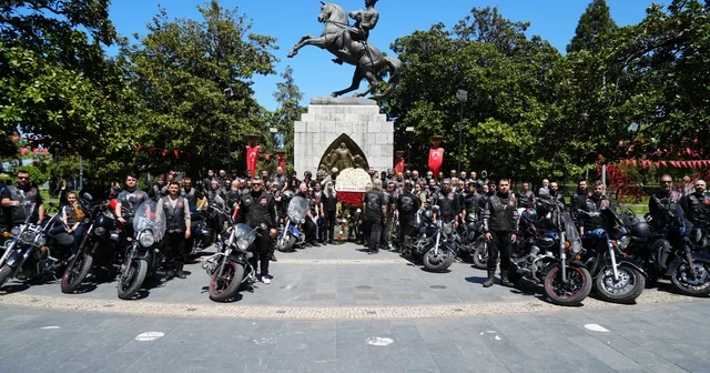 81 ilden chopper motosikletçiler Samsun da buluştu Samsun Haberleri