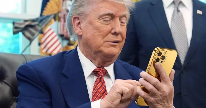 Adını Trump tan alan altın kaplama telefon 22 bin TL den satılıyor Sözcü Gazetesi