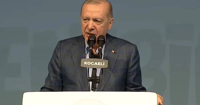 Cumhurbaşkanı Erdoğan Kocaeli de: Çok daha iyi yerlere geleceğiz, gece gündüz çalışıyoruz