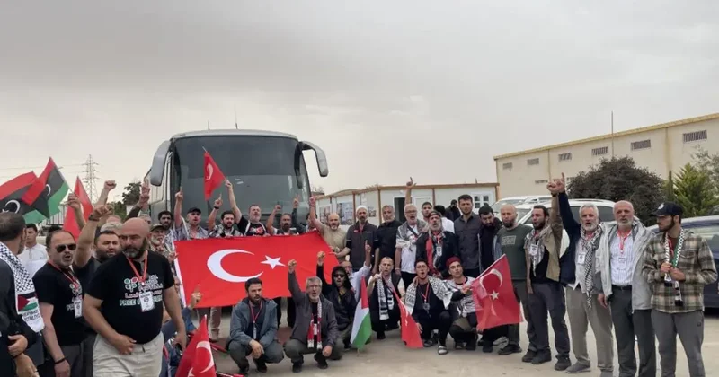Gazze ye umut konvoyu: 40 farklı ülkeden 400 aktivist Trablus tan hareket etti
