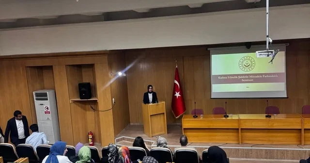 Üniversitesi öğrencilerine Kadına Yönelik Şiddetle Mücadele eğitimi Elazığ Haberleri