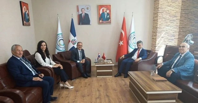 Dominik Cumhuriyeti Büyükelçisi nden SANKON a ziyaret Gaziantep Haberleri