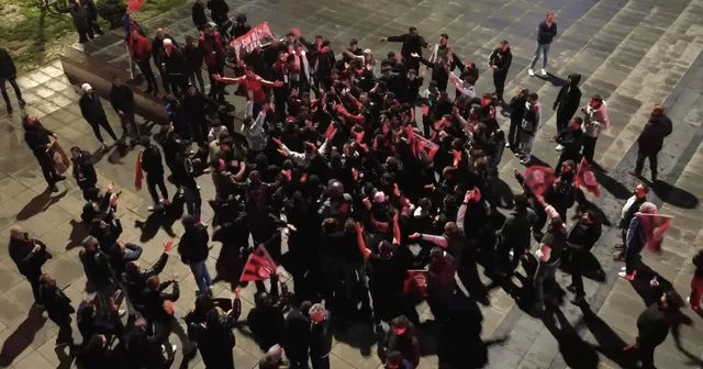 Çorum FK taraftarları yarı final galibiyetini coşkuyla kutladı Çorum Haberleri