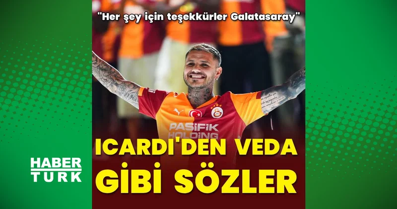 Icardi den veda gibi sözler