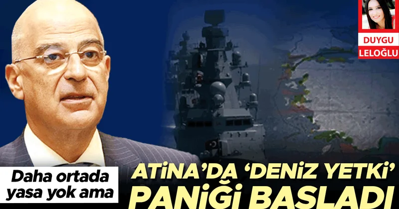 Daha ortada yasa yok ama Atina’da ‘deniz yetki’ paniği başladı