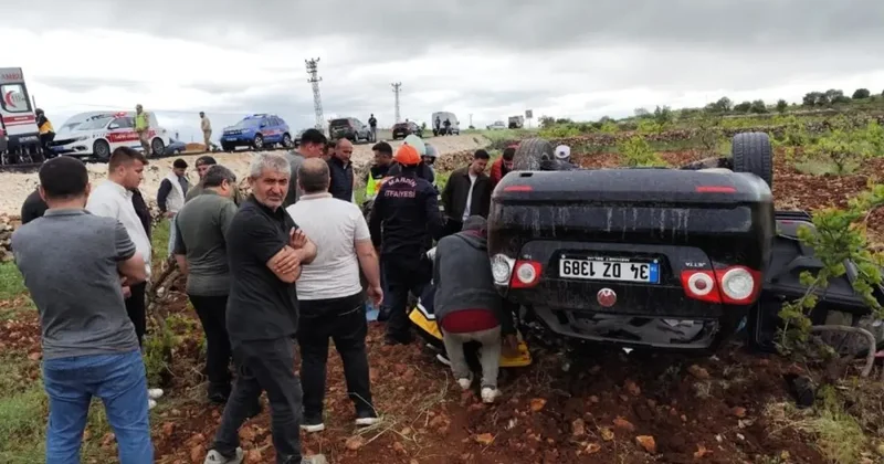 Mardin’de otomobil devrildi: 1 ölü, 2 yaralı