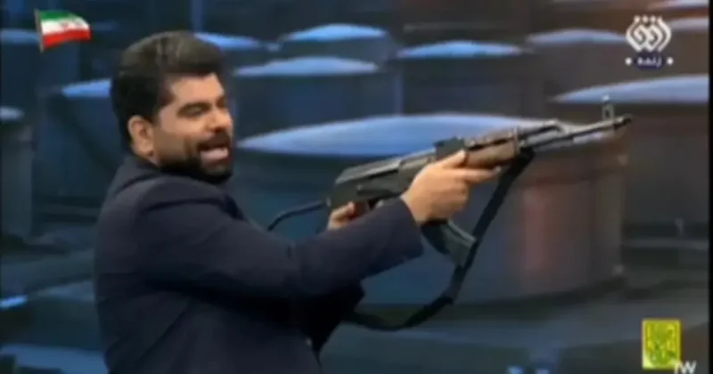 İran Devlet Televizyonu’nda çarpıcı görüntüler: Silah kullanımını anlattılar!