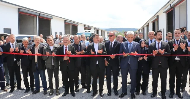 Cumayeri nde karma sanayi sitesi dualarla açıldı Düzce Haberleri