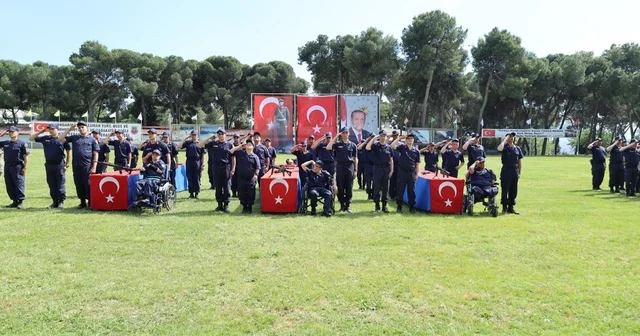 Aydın da 22 özel birey askerlik yemini etti Aydın Haberleri