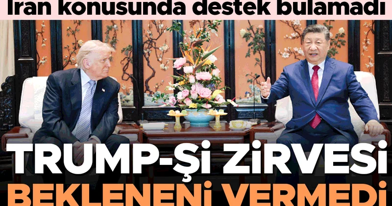 Trump Şi zirvesi bekleneni vermedi