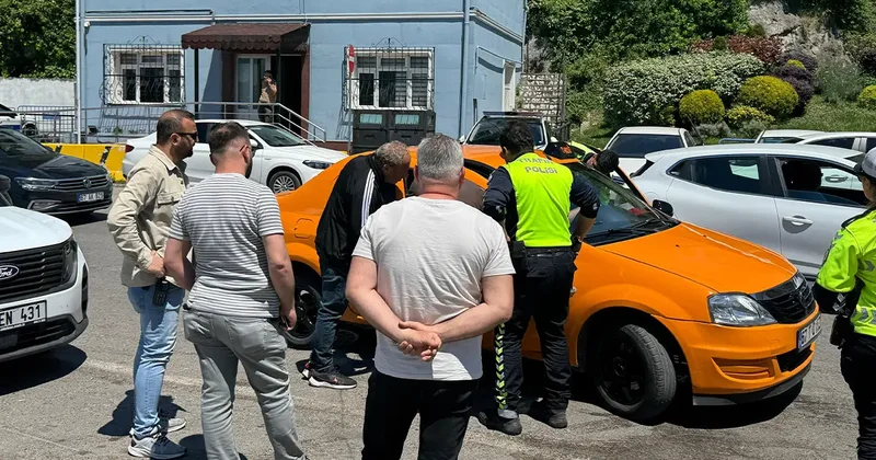 Zonguldak ta hakkında yakalama kararı bulunan taksi sürücüsü yakalandı