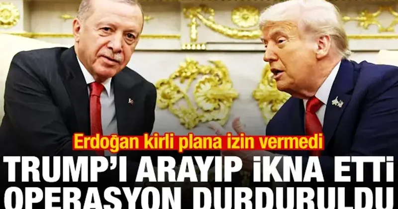 Trump ı telefonda ikna etti: İran a Kürt gruplarla müdahaleyi Erdoğan durdurdu