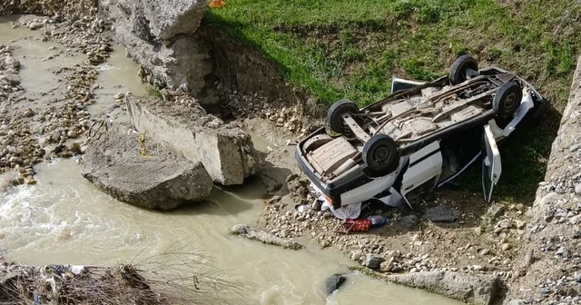 Muş ta köprüden düşen otomobildeki 1 kişi öldü Muş Haberleri