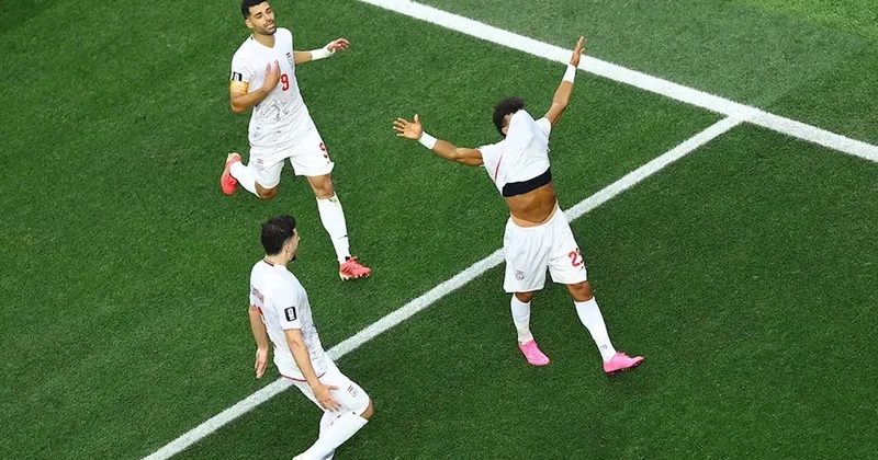 İranlı futbolcunun gol sevinci olay oldu! Maç sonunda anlamını açıkladı Sözcü Gazetesi