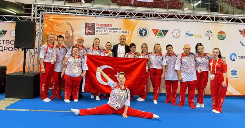 Milli özel sporcularımızdan SU DS Dünya Şampiyonası nda 6 altın, 1 gümüş madalya