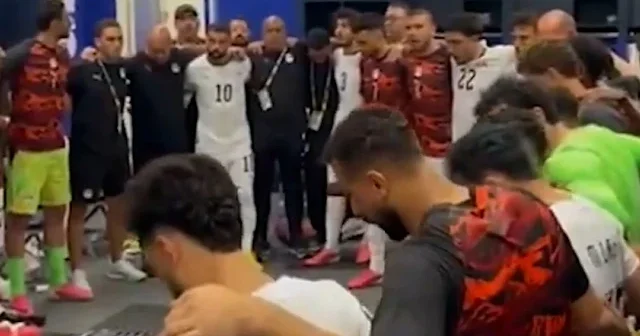 Mısır Milli Takımı Belçika maçı öncesi Fatiha ve İhlas okudu VİDEO İZLE