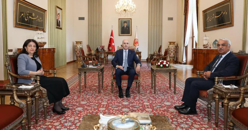 TBMM Başkanı Kurtulmuş, DEM heyetini kabul etti
