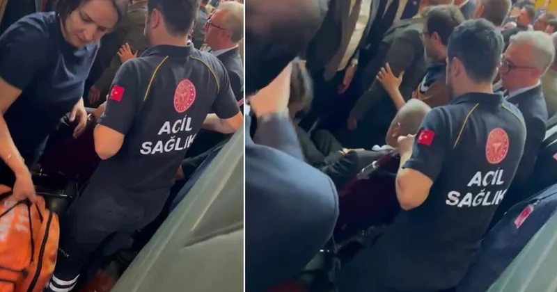 MHP Grup Toplantısı ndan panik anları! Sağlık ekipleri hemen müdahale etti