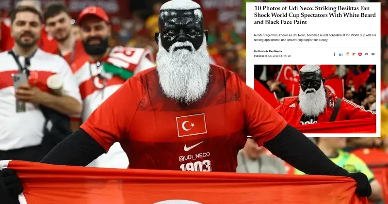 İngiliz basını ‘Dünyayı şoke eden Türk taraftarı konuşuyor: Sıra dışı görüntüsüyle ilgi çekti Spor Haberleri
