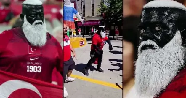 Tarzıyla dünyada viral olan Türk taraftarın Beşiktaşlı olduğu ortaya çıktı