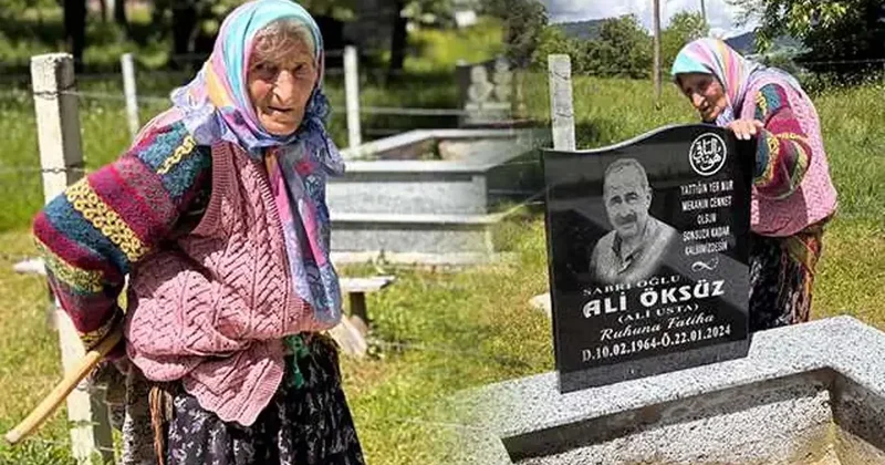 İki yıl arayla eşi ve oğlunu kaybetti! Fatime ninenin mezarlıkta geçen ömrü