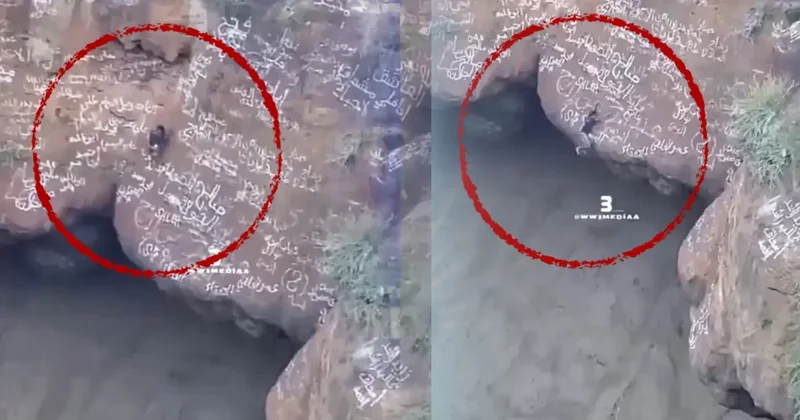 Yemenli Örümcek Adamın hazin sonu! 120 metreden volkana düştü: Korkunç anlar kamerada