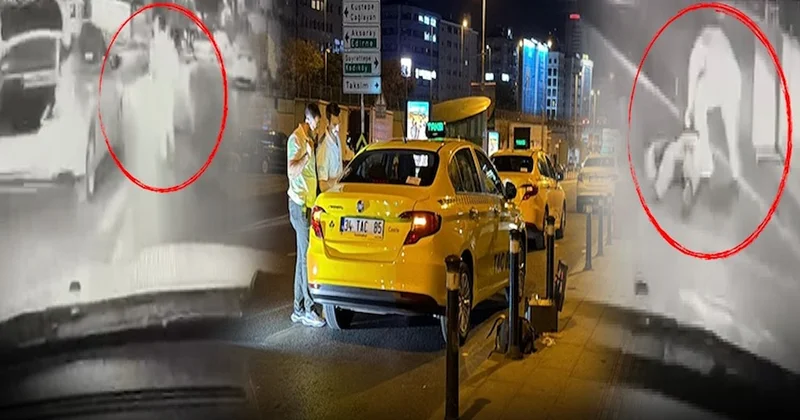 Tek yumrukla ölüm böyle geldi: Mecidiyeköy deki taksi dehşeti kamerada Sözcü Gazetesi