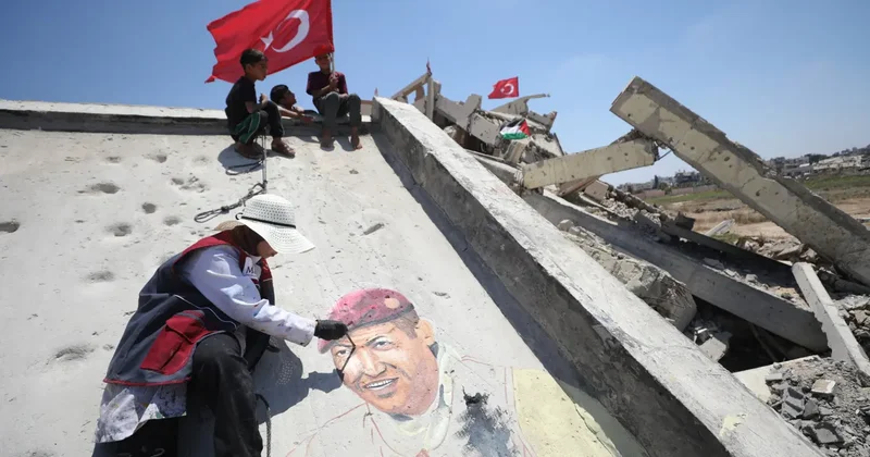 Gazze de 15 Temmuz selamı