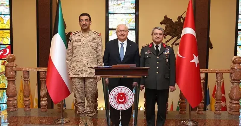Bakan Güler, Kuveyt Genelkurmay Başkanı Al Shuraian ı kabul etti