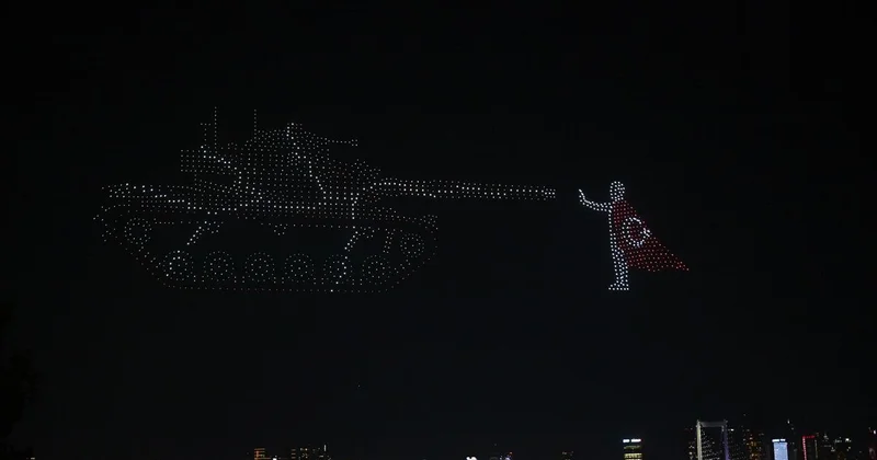15 Temmuz’un 10. yılında 1500 dronla görsel şölen