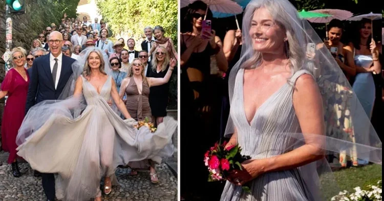 61 yaşındaki ünlü model sevdiğine kavuştu: Düğün alayı dans ederek geldi