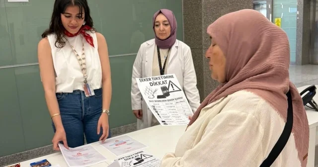 Kütahya Şehir Hastanesi nden şeker tüketimine karşı farkındalık etkinliği Kütahya Haberleri Habertürk Yerel Haberler