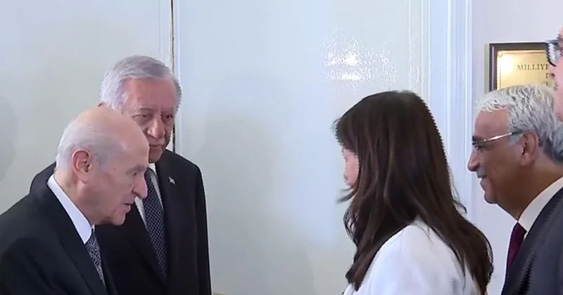 DEM Parti den MHP lideri Devlet Bahçeli ye ziyaret