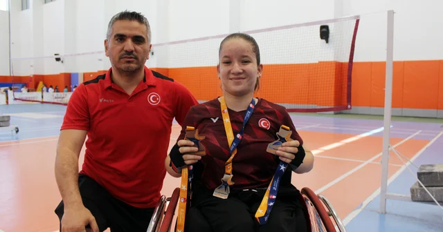 Milli para badmintoncu Tuğba: Hedefim uluslararası yarışmalarda derece yapmak Aksaray Haberleri Habertürk Yerel Haberler