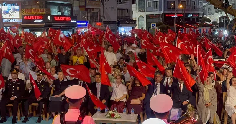 Marmaris’te ‘15 Temmuz’ anma etkinliği