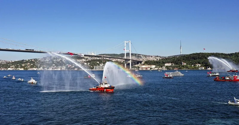 15 Temmuz da Boğaz da 253 tekneli kortej