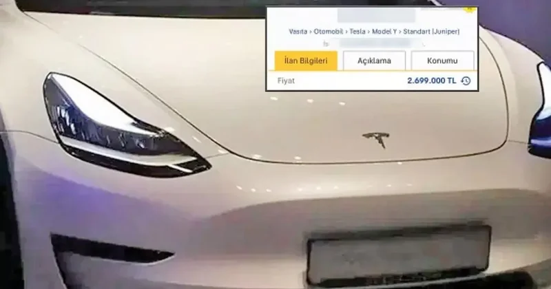 İkinci el Tesla ya 434 bin liralık ceza Sözcü Gazetesi