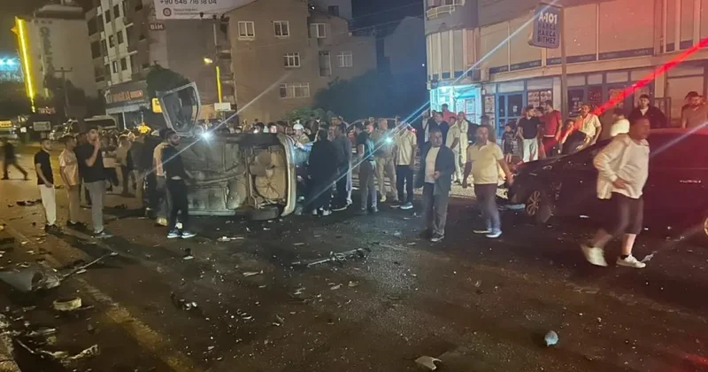 Kırmızı ışık ihlali facia getirdi : 1’i ağır 5 yaralı