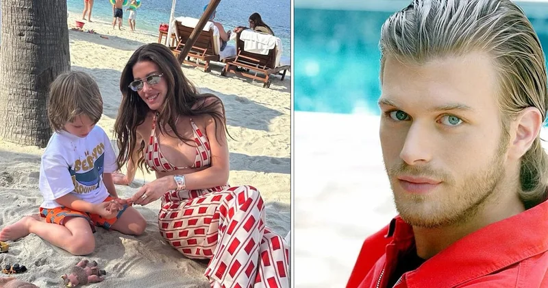 Babasına her geçen gün daha çok benziyor: Kurt Efe annesiyle tatilde Sözcü Gazetesi